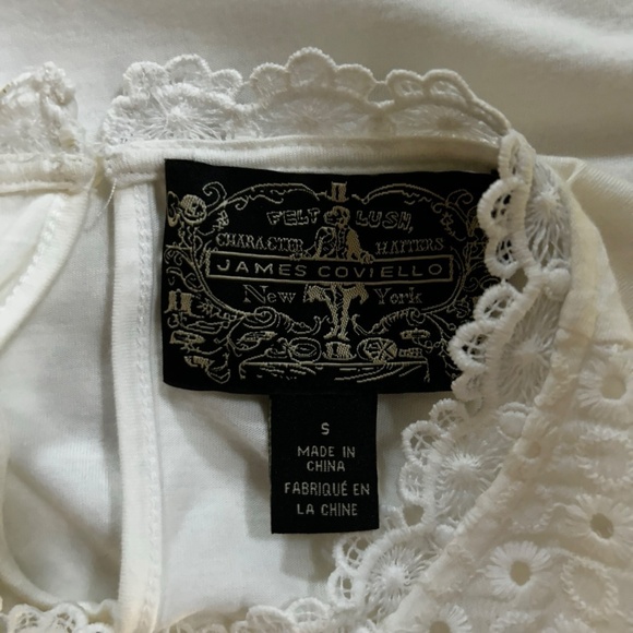 Burnham Mixed Media Geometric Lace Top (James Coviello for Anthropologie) - Picture 3 of 3